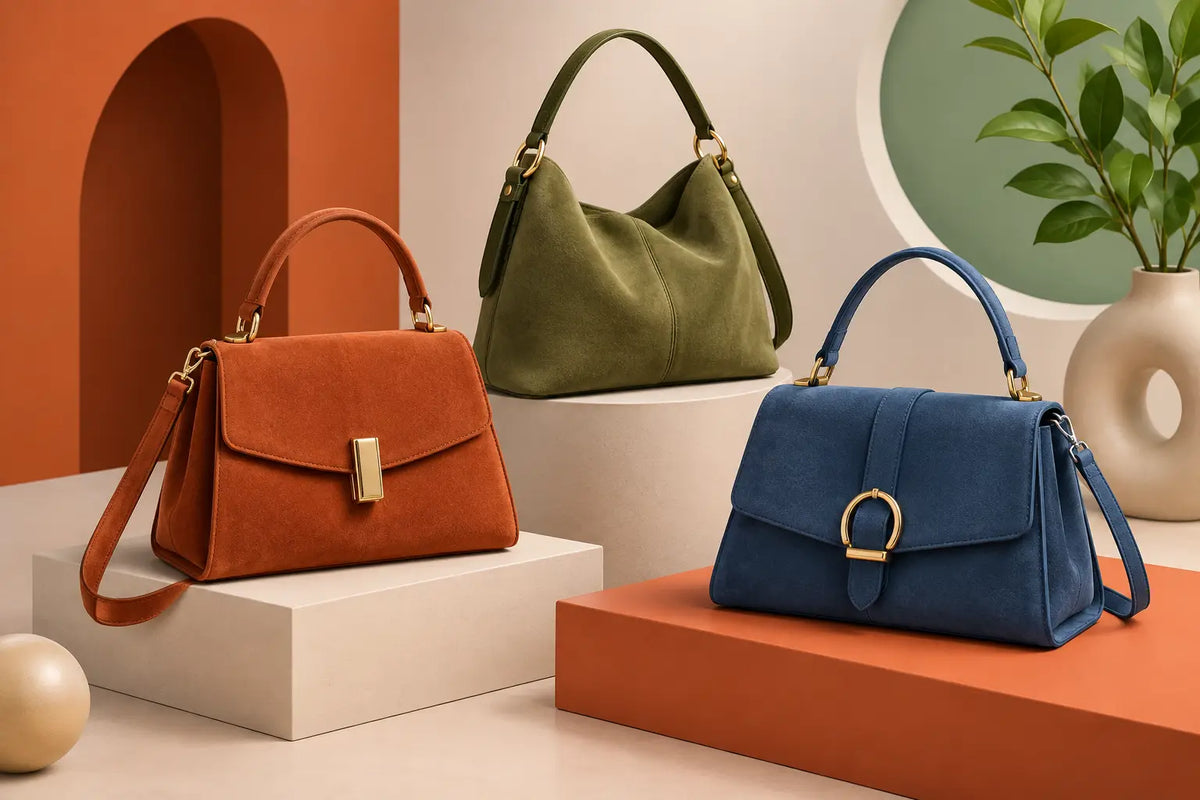 Suede Handbags With a Modern Point of View