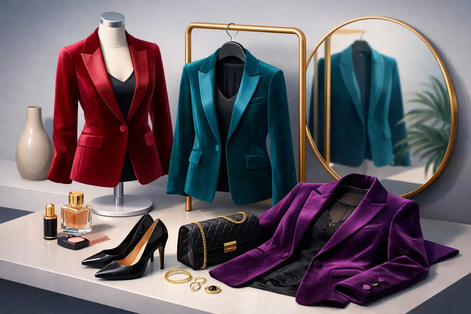 Velvet Blazer Outfit Ideas for Modern Elegance