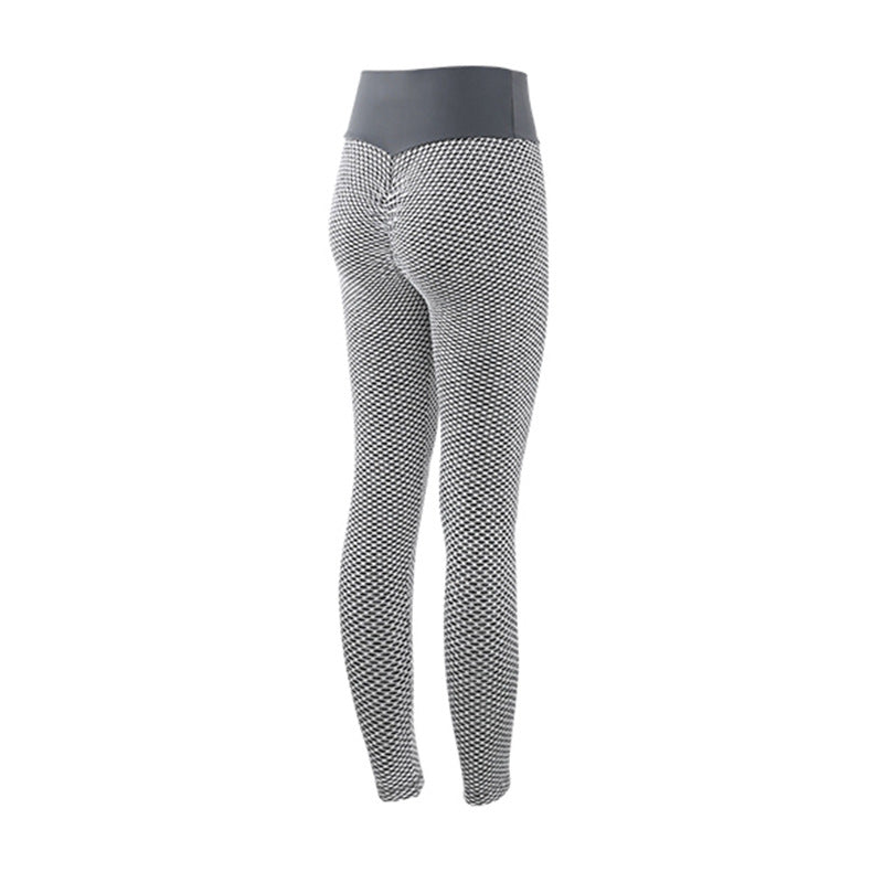 Plaid Leggings Fitness Yoga Pants Women's Seamless High Waist Breathable Gym Leggings | Mode