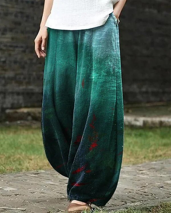 Tight Waist Plus Size Loose Trousers Women Casual Pants | Mode