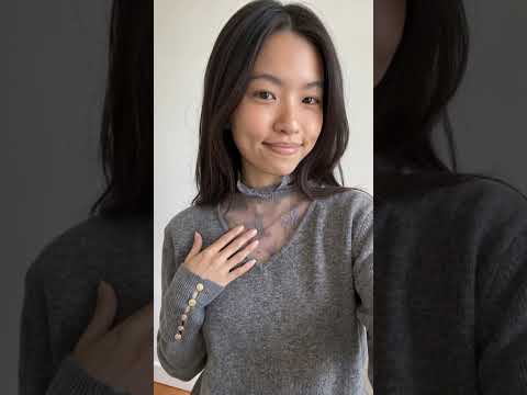 Women's Turtleneck Base Layer Loose-fitting Slimming Top